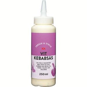 ICA Kebabsås vit 250ml