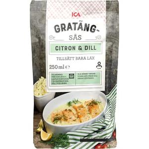 ICA Gratängsås Citron & Dill 250g