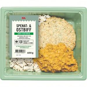 ICA Spenat&Ostbiff med lins- och sötpotatismasala 400g
