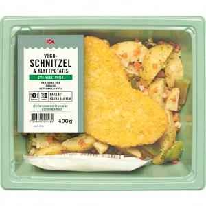 ICA Vegoschnitzel & klyftpotatis 400g