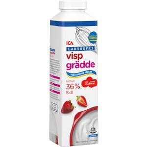 ICA Vispgrädde Laktosfri 36% 5dl