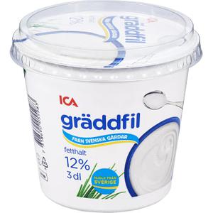ICA Gräddfil 12% 3dl