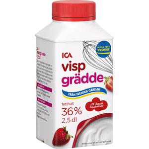 ICA Vispgrädde 36% Längre hållbarhet 2,5dl