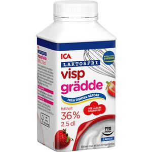 ICA Vispgrädde Laktosfri 36% 2,5dl