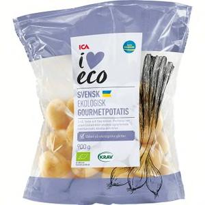 ICA I love eco Gorumetpotatis Ekologisk 900g KRAV Klass 1