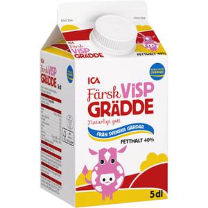 ICA Vispgrädde Färsk 40% 5dl