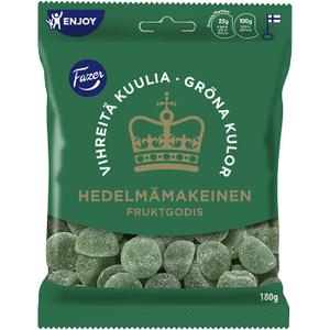 Fazer Fruktgodis Gröna Kulor 180g