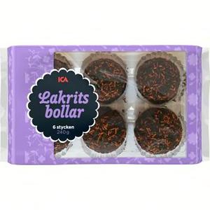 ICA Lakritsbollar 240g