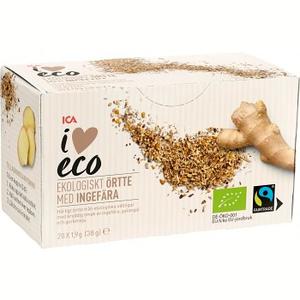 ICA I love eco Örtte Ingefära Ekologisk 20-p