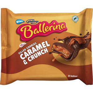 Ballerina Filled Cookies Caramel & Crunch 128g