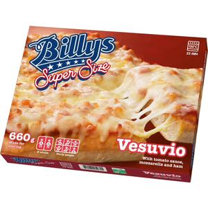 Billys Vesuvio Pizza Super Size