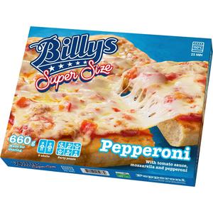 Billys Pizza Super Size Pepperoni