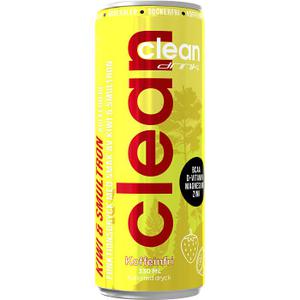 Clean drink BCAA Kiwi/Smultron Koffeinfri 330ml
