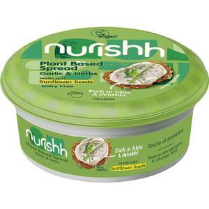 Nurishh Pålägg Plant based vitlök & örter 130g