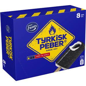 Fazer Glasspinne Tyrkisk peber 8-pack 312g