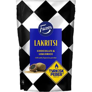 Fazer Lakritsi Lakrits i Chokladpraliner Och Lakritspulver 135g