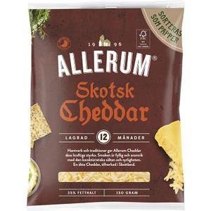 Allerum Cheddar Skotsk Riven 150g