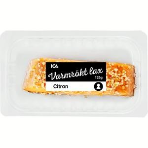 ICA Lax varmrökt 125g citron