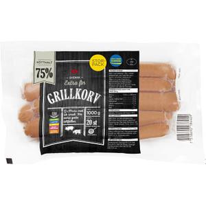 ICA Grillkorv Extra fin 1kg