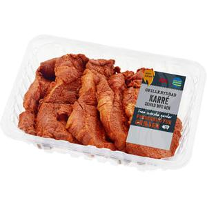 ICA Karré med ben BBQ 1000g