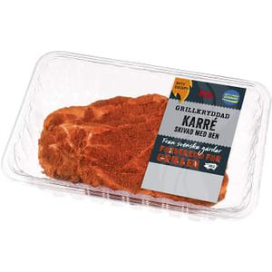 ICA Karré BBQ med ben 450g