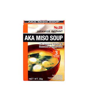 S&B Miso Aka med krutonger (3 portioner)