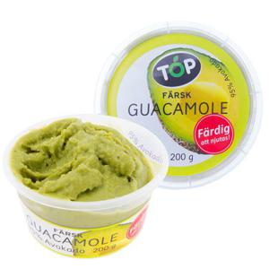 Frukt & Grönt Guacamole Färsk 95% Avokado 200g Top