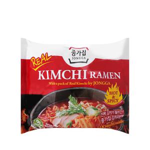 Jongga Ramen-nudlar med äkta Kimchi