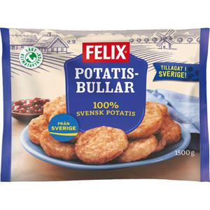 Felix Potatisbullar Frysta 1500g