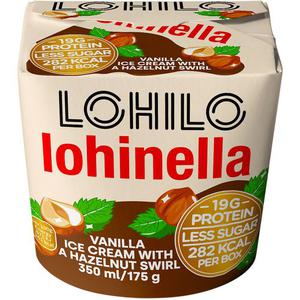 Lohilo Proteinglass Vanilj med Hasselnötsvirvlar Laktosfri 350ml LOHILO