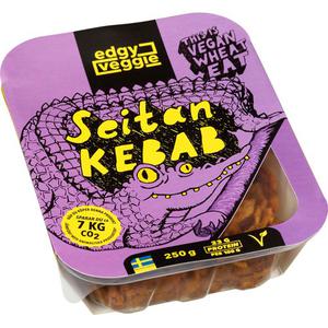Edgy Veggie Pulled Seitan Kebab 250g