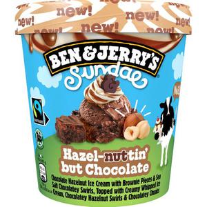 Ben & Jerrys Sundae Glass Hazel-nuttin' but Chocolate Fairtrade 427ml Ben & Jerry's