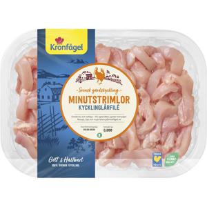 Kronfågel Kyckling Lårfilé Minutstrimlor ca 550g