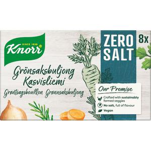 Knorr Buljongtärning Grönsak Zero Salt 8-p
