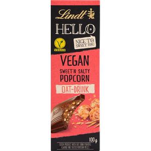 Lindt Chokladkaka Popcorn Hello Vegan 100g