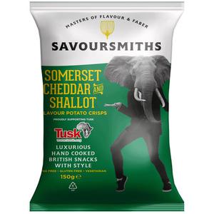Savoursmiths Chips Somerset Cheddar & Schalottenlök 150g