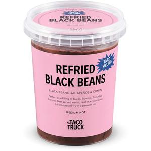 El Taco Truck Refried Black Beans 450g