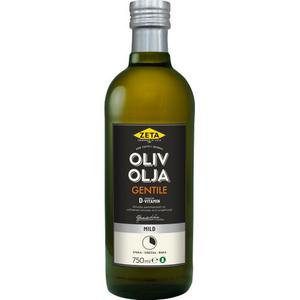 Zeta Olivolja Gentile D-vitaminberikad 0,75L