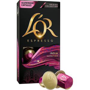 L'Or Kaffe Espresso India 10-p