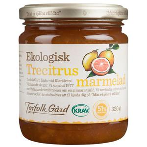 Torfolk Gård Marmelad Tre Citrus EKO/KRAV 320g