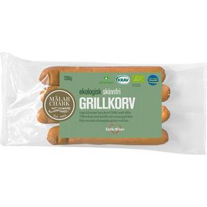 Mälarchark Grillkorv Skinnfri KRAV 200g