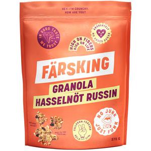 Färsking Granola Hasselnöt & Russin 375g