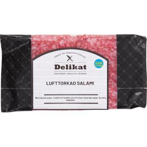 Delikat Lufttorkad Salami Skivad 80g