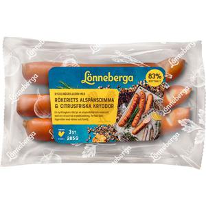 Lönneberga Kycklinggrillkorv Alspånsrökt 285g