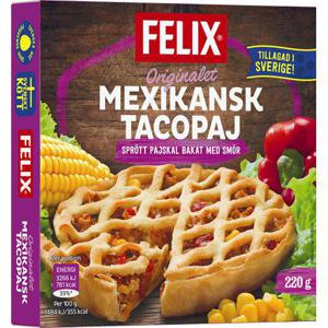 Felix Tacopaj Mexikansk Fryst 220g