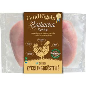 Guldfågeln Kycklingbröstfilé Solbacka Färsk ca 600g