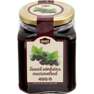 Favorit Svart Vinbärsmarmelad 400g
