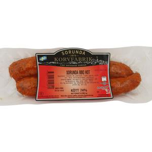 Sorunda Korv Sorunda BBQ Hot 200g fabrik