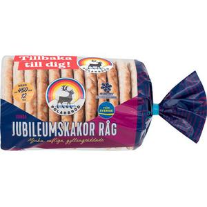 Polarbröd Jubileumskakor Råg 450g