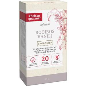 Khoisan Gourmet Te Rooibos Vanilj EKO 20-p